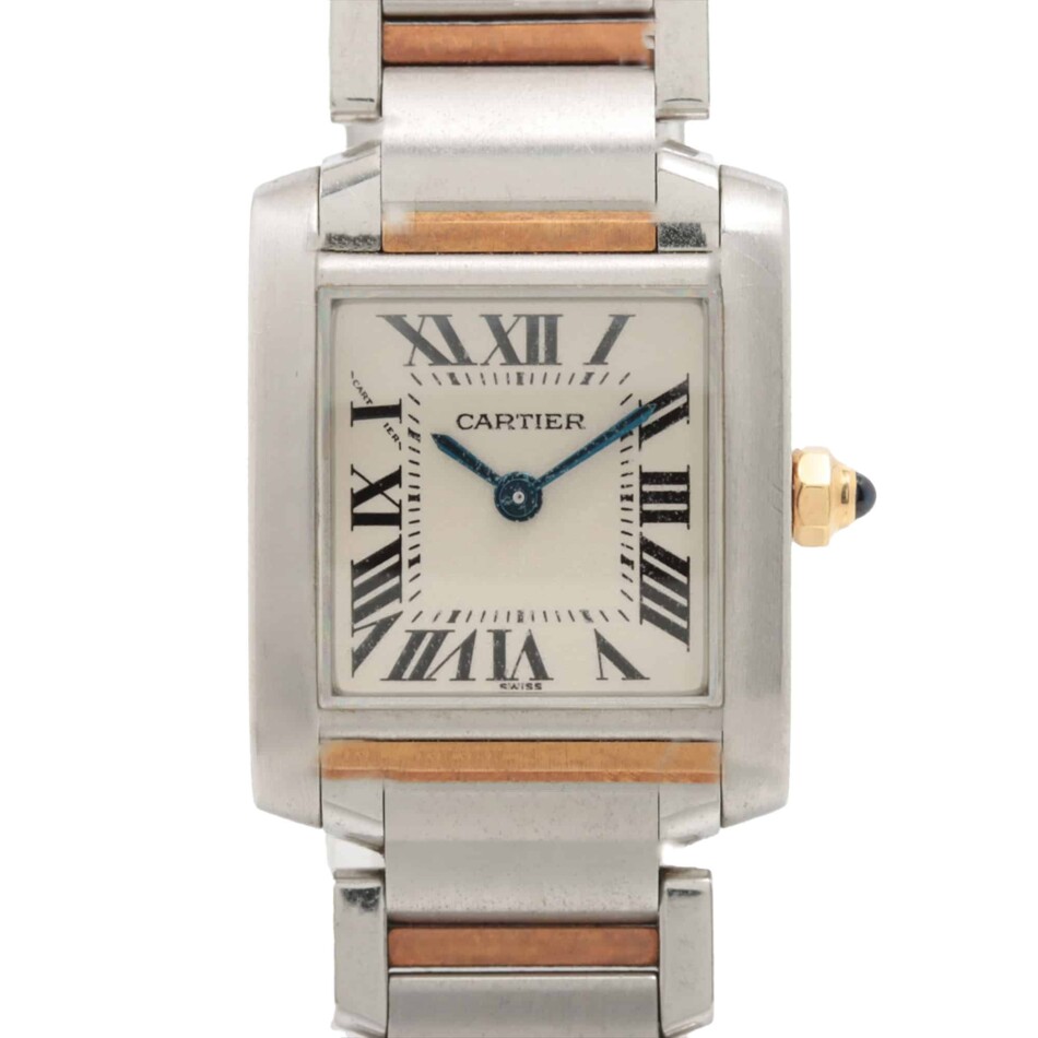 Cartier Tank Francais in Rose Gold and Stainless Steel