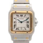 Vintage Cartier Santos Galbee 29mm 1566 watch