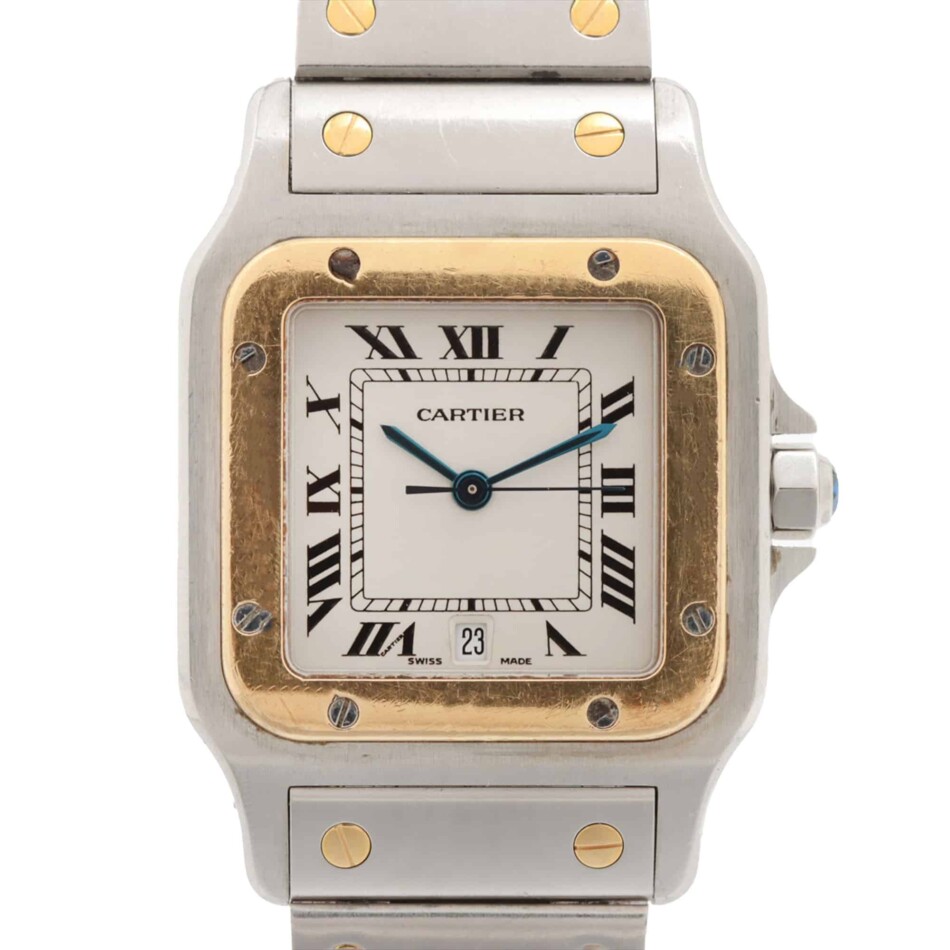 Vintage Cartier Santos Galbee 29mm 1566 watch