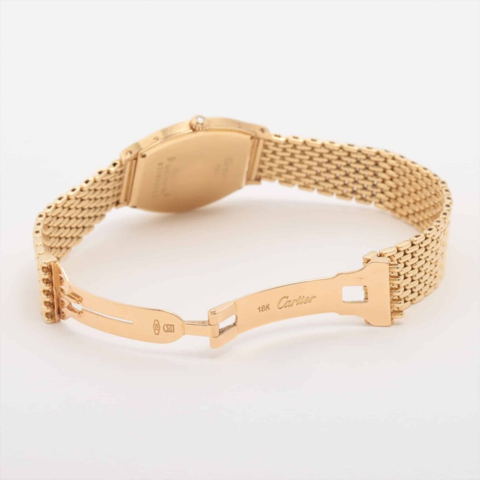 Vintage Cartier Tortue 26mm yellow gold watch