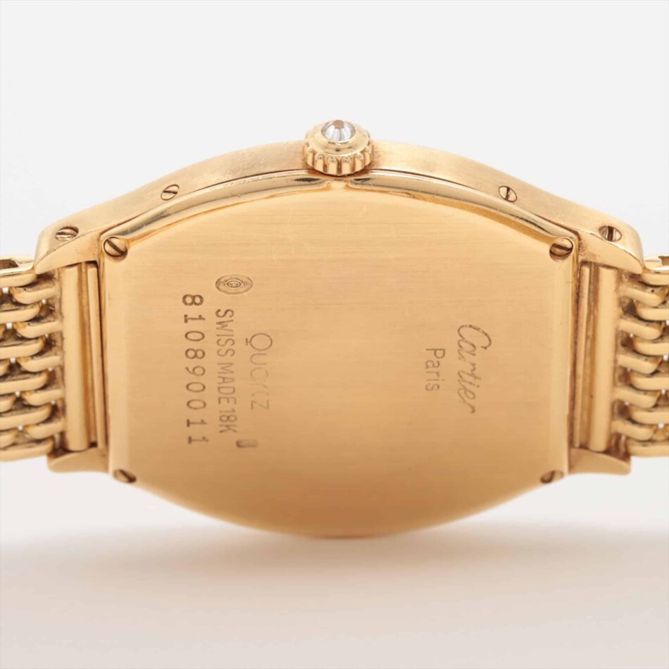 Vintage Cartier Tortue 26mm yellow gold watch