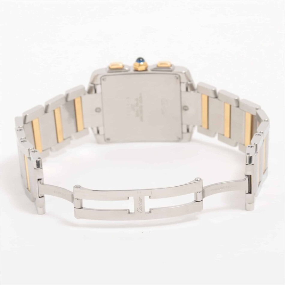 Vintage Cartier Tank Francaise 'Two-Tone' Chronoflex watch