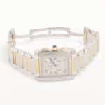 Vintage Cartier Tank Francaise 'Two-Tone' Chronoflex watch