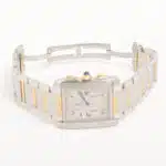 Vintage Cartier Tank Francaise 'Two-Tone' Chronoflex watch