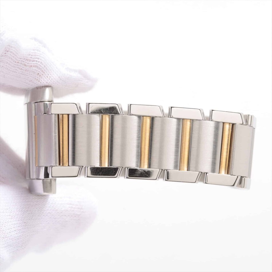 Vintage Cartier Tank Francaise 'Two-Tone' Chronoflex watch