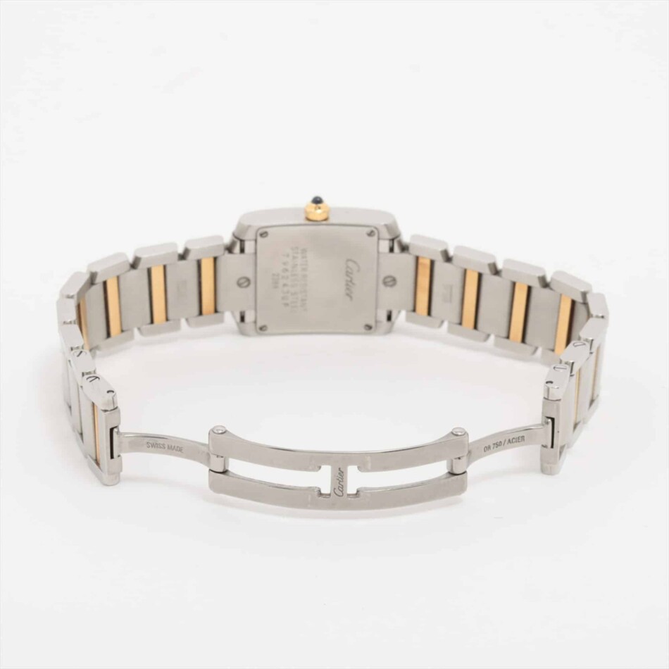 Vintage Cartier Tank Francaise Yellow Gold and steel watch