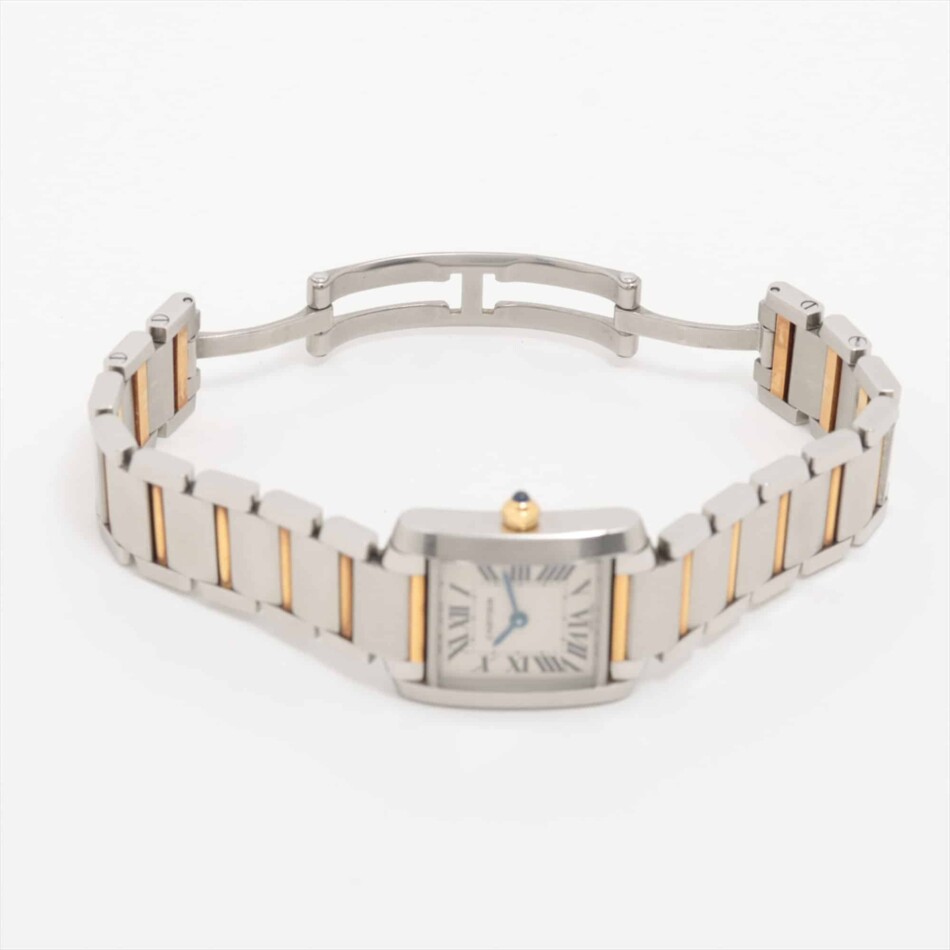 Vintage Cartier Tank Francaise Yellow Gold and steel watch