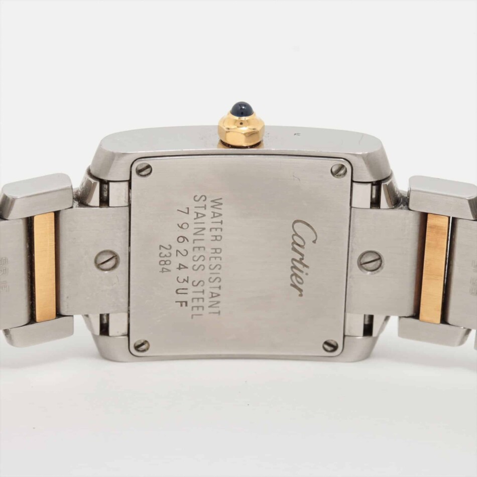 Vintage Cartier Tank Francaise Yellow Gold and steel watch