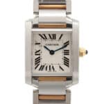 Vintage Cartier Tank Francaise Yellow Gold and steel watch