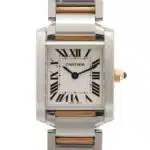 Vintage Cartier Tank Francaise Yellow Gold and steel watch