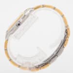 A vintage Cartier Panthere three-row gold and steel watch