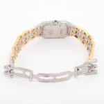 A vintage Cartier Panthere three-row gold and steel watch