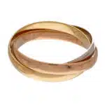 Vintage 1980's Cartier Trinity Bangle in Large Width