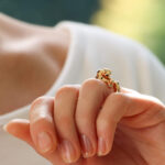 Vintage Cartier Panthere Ring in Rose Gold