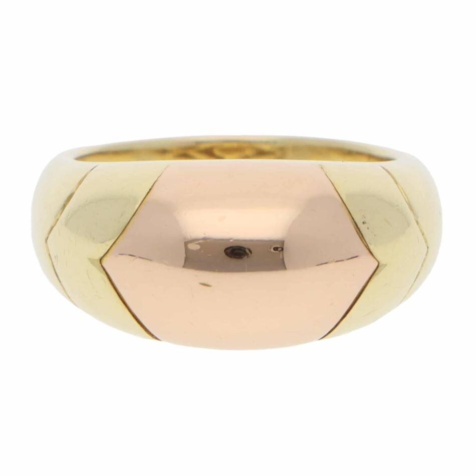 Vintage Bulgari Celtaura Ring in Yellow and Rose Gold