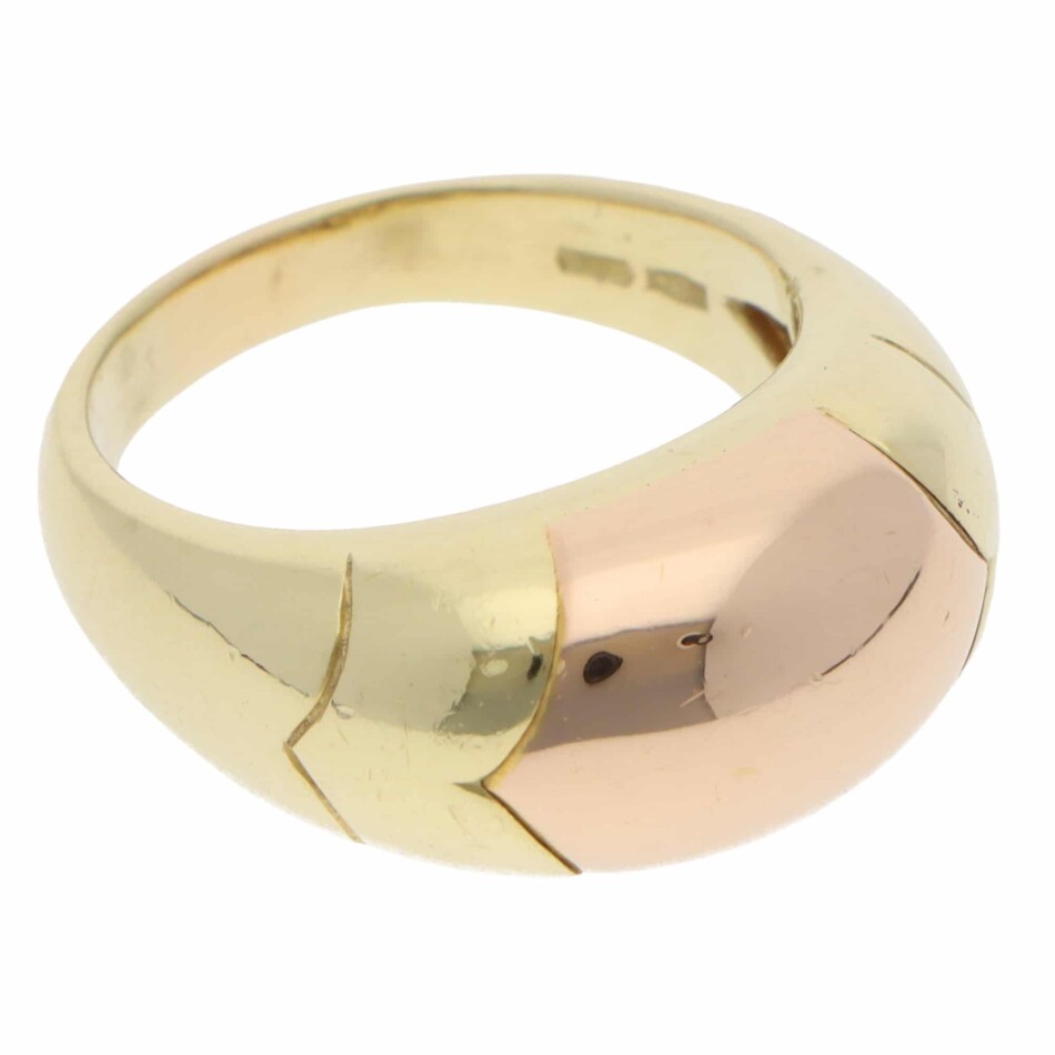 Vintage Bulgari Celtaura Ring in Yellow and Rose Gold