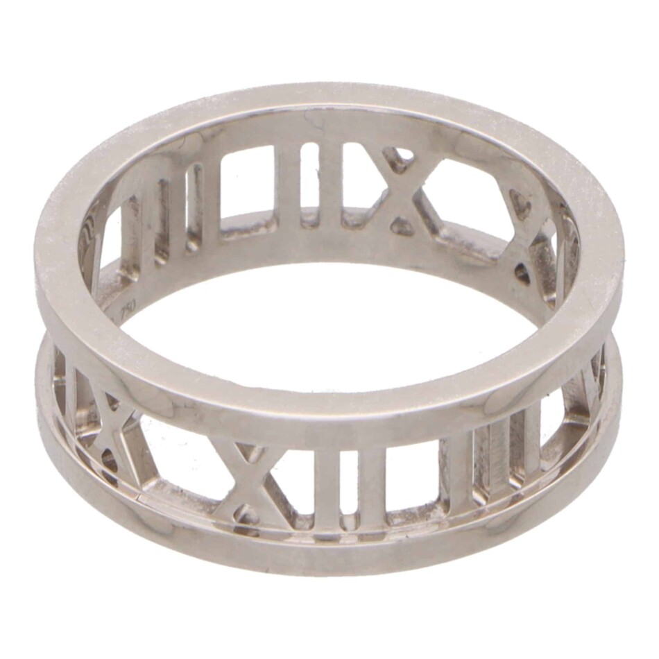 Vintage Tiffany & Co. Atlas Ring in White Gold