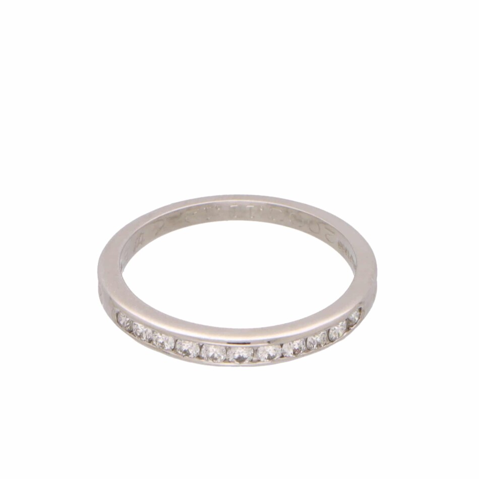 Vintage Tiffany & Co. Channel Set Diamond Half Eternity Ring