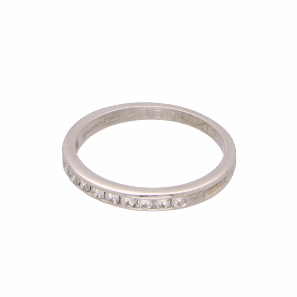 Vintage Tiffany & Co. Channel Set Diamond Half Eternity Ring