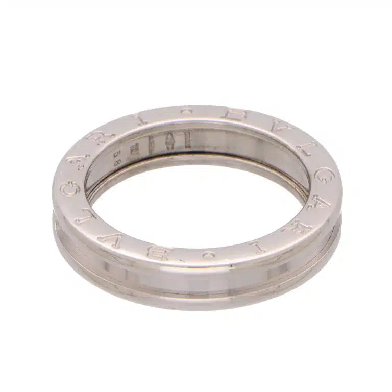 Vintage Bugari B.Zero1 Ring in 18k White Gold