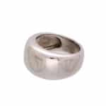 Vintage Cartier Nouvelle Vague Ring in White Gold, Size 60