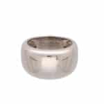 Vintage Cartier Nouvelle Vague Ring in White Gold, Size 60
