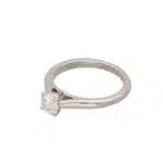 Vintage Cartier Solitaire 0.47ct Diamond Ring in Platinum