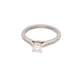 Vintage Cartier Solitaire 0.47ct Diamond Ring in Platinum