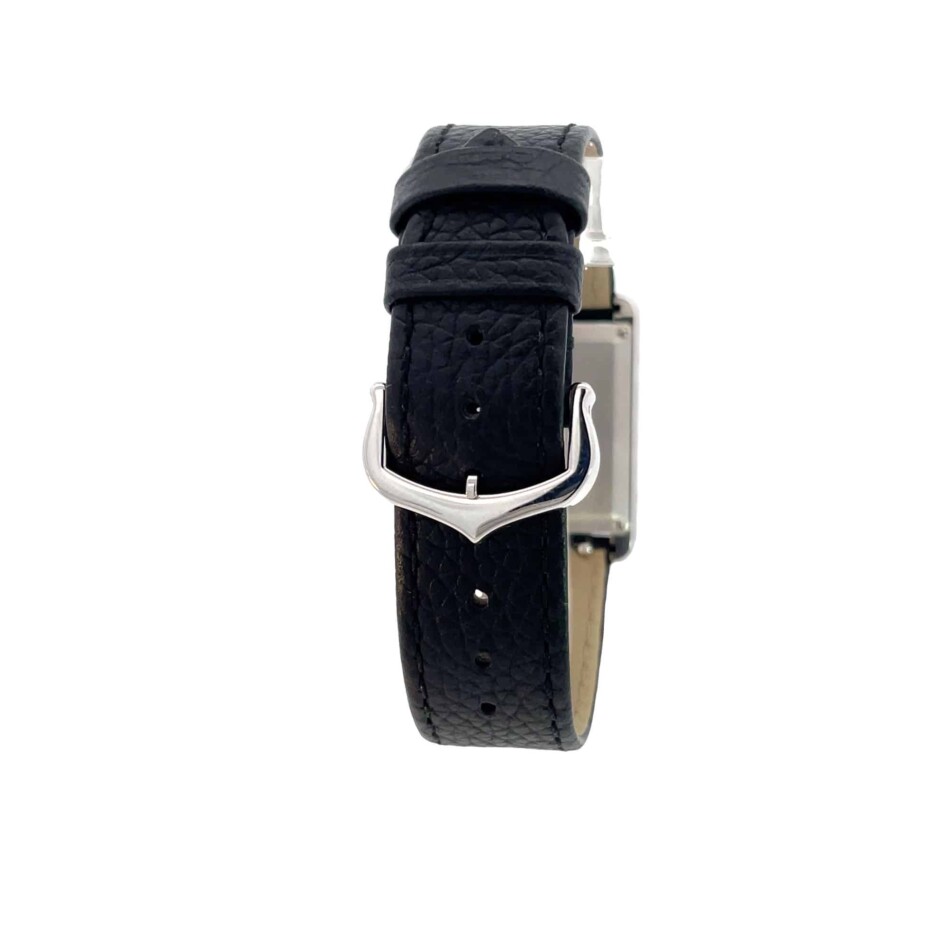 Vintage Tank Le Must  in Steel, Quartz and Cartier Strap