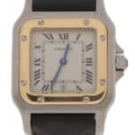 Cartier Santos Galbee yellow gold and steel