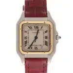 Vintage Cartier Panthere Yellow Gold & Steel, Cartier Strap