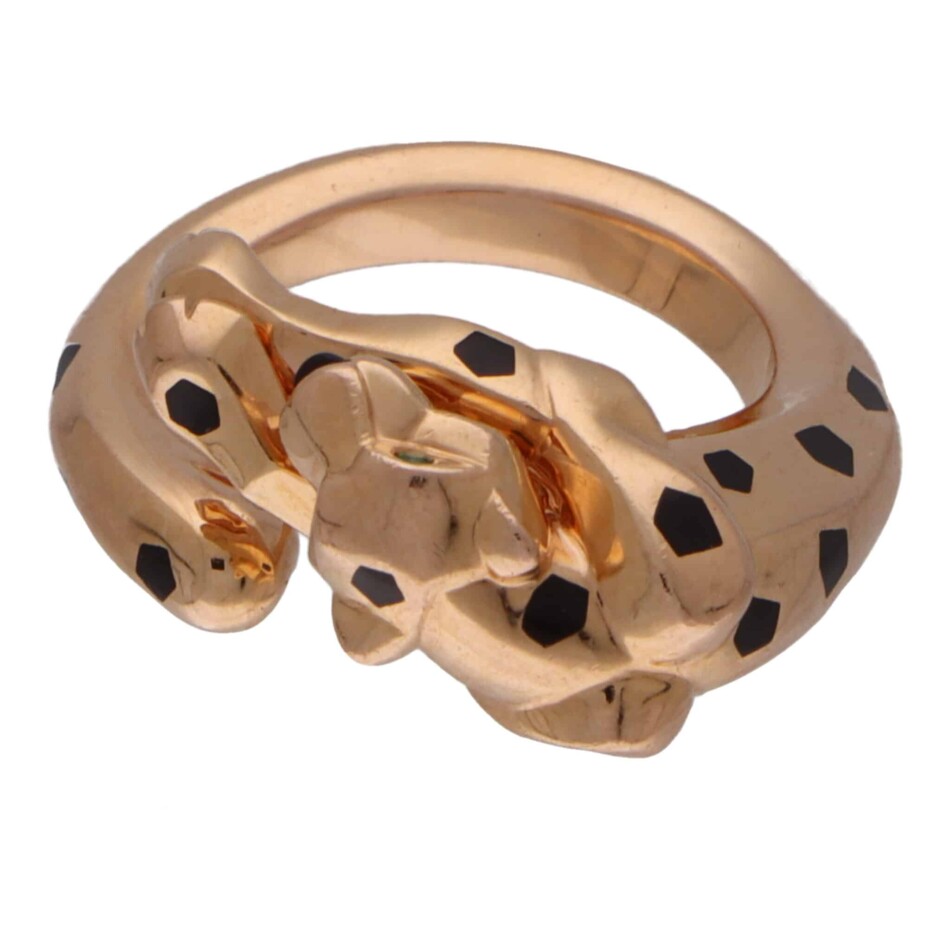 Vintage Cartier Panthere Ring in Rose Gold