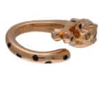 Vintage Cartier Panthere Ring in Rose Gold