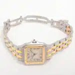 Cartier Panthere yellow gold and stainless steel wrist watch
