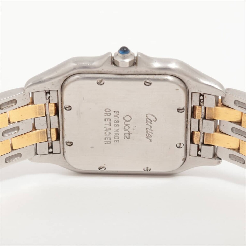 Cartier Panthere yellow gold and stainless steel wrist watch