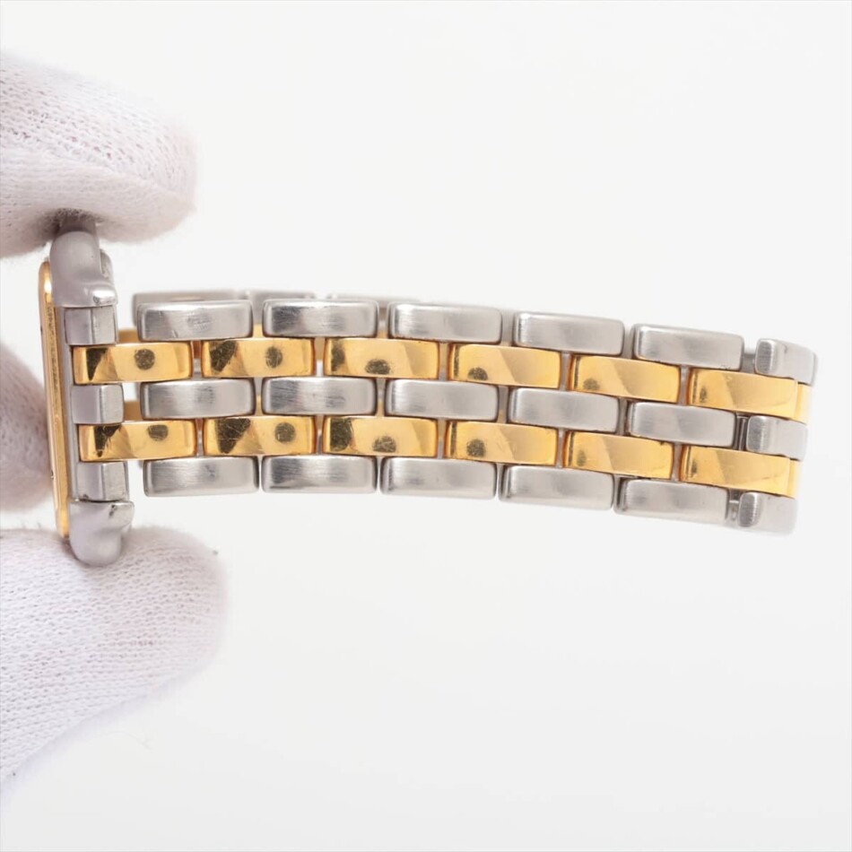 Cartier Panthere yellow gold and stainless steel wrist watch