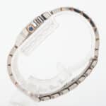 Cartier Santos Demoiselle rose gold and steel, mother of pearl