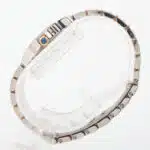 Cartier Santos Demoiselle rose gold and steel, mother of pearl