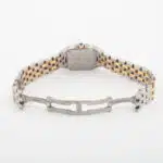Cartier Santos Demoiselle rose gold and steel, mother of pearl