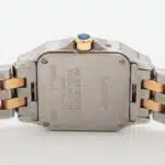 Cartier Santos Demoiselle rose gold and steel, mother of pearl