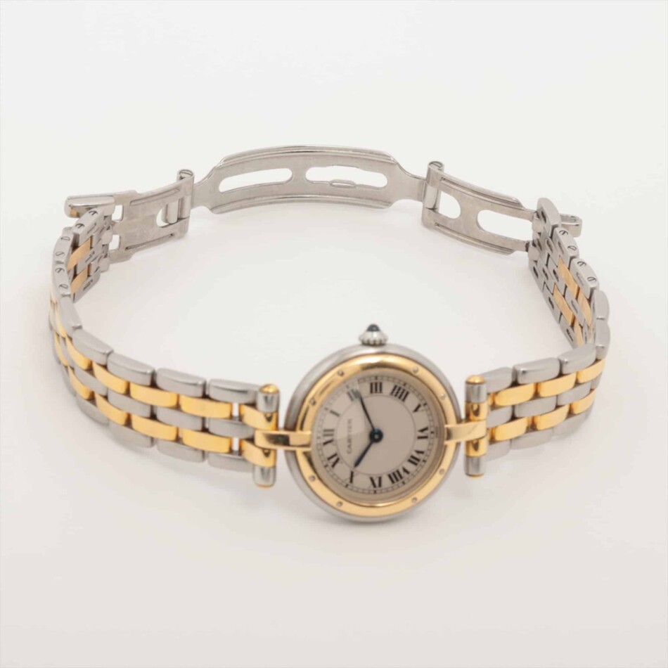 Cartier Panthere Vendome watch in 18k yellow and steel