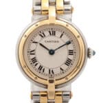 Cartier Panthere Vendome watch in 18k yellow and steel