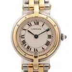 Cartier Panthere Vendome watch in 18k yellow and steel