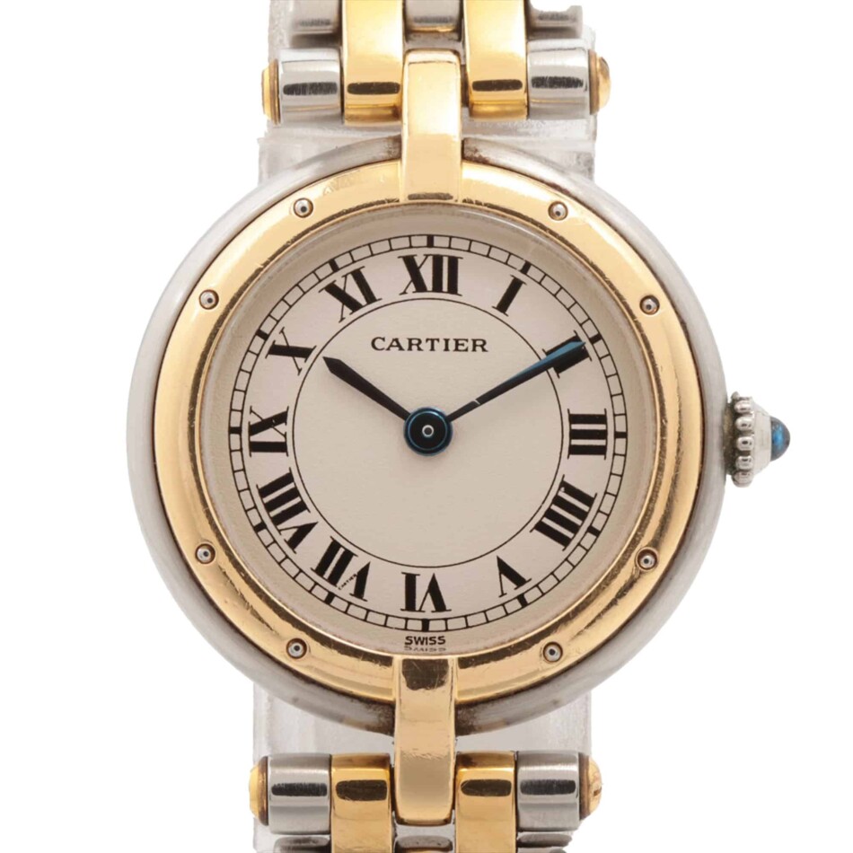 Cartier Panthere Vendome watch in 18k yellow and steel