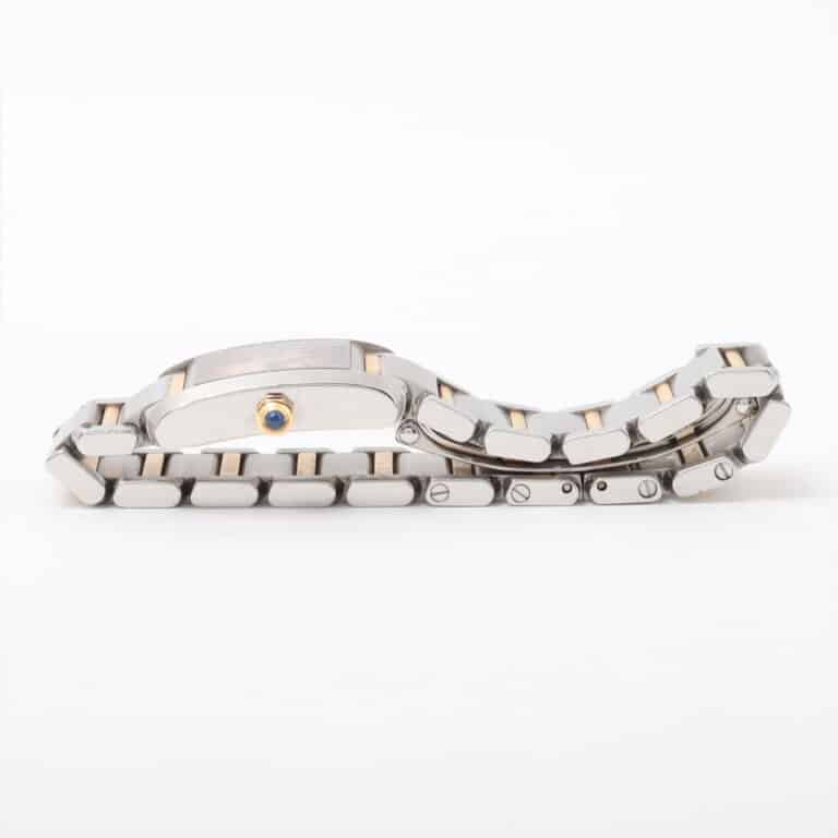 Cartier Tank Francaise rose gold and stainless quartz movement