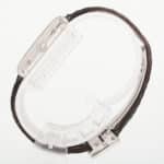 Cartier Tank Allongee white gold quartz movement diamond bezel