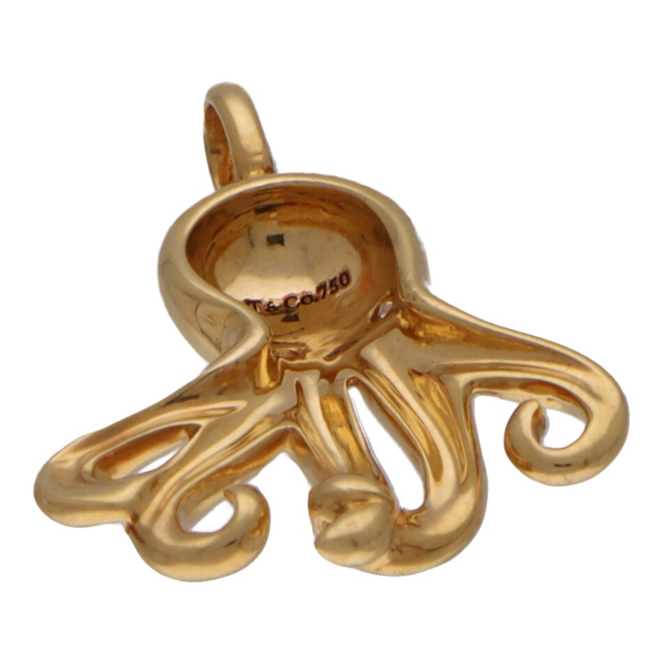 Vintage Tiffany and Co Diamond Octopus Pendant