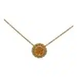 Vintage Tiffany & Co Citrine Necklace in 18k Yellow Gold