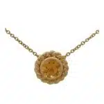 Vintage Tiffany & Co Citrine Necklace in 18k Yellow Gold