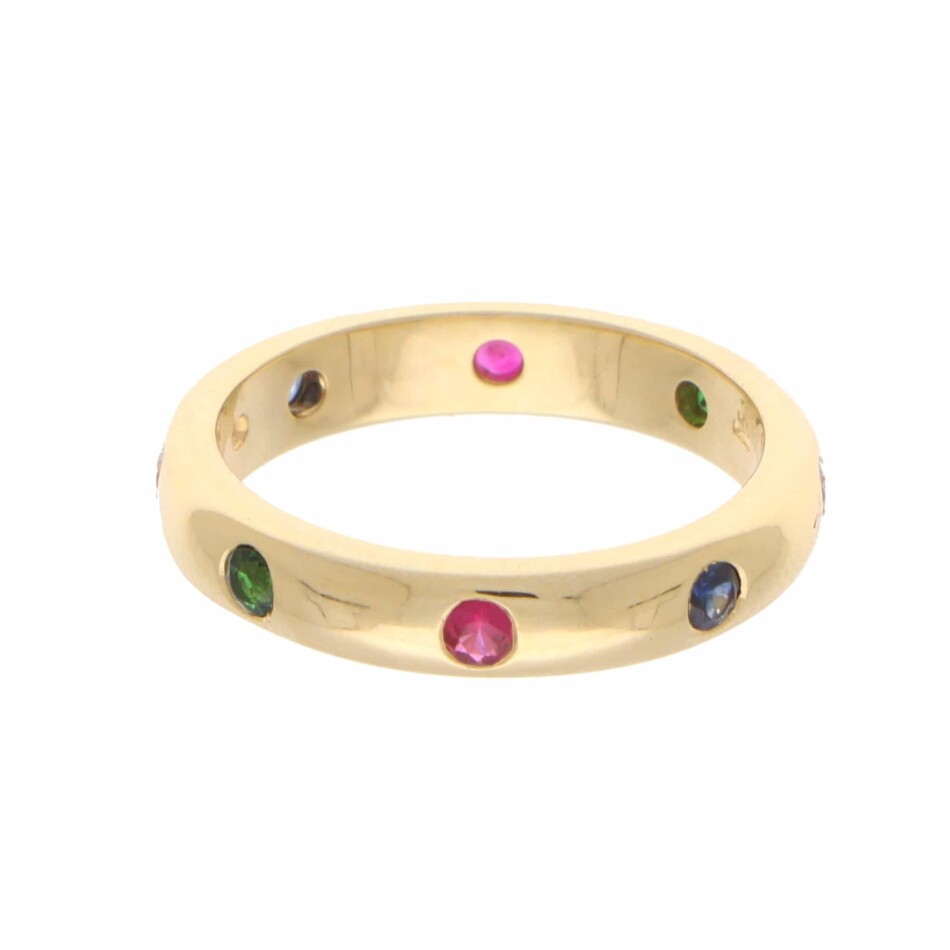 Vintage Theo Fennell Multi Stone Ring in 18k Yellow Gold